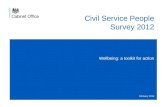 Civil Service People Survey 2012 Wellbeing: a toolkit for action February 2013.