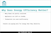 Www.landlords.org.uk Why Does Energy Efficiency Matter? Many homes are poorly insulated Appliances are left on standby Thermostats are used inefficiently.