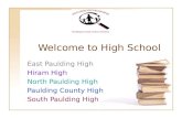 Welcome to High School East Paulding High Hiram High North Paulding High Paulding County High South Paulding High.