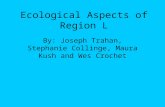 Ecological Aspects of Region L By: Joseph Trahan, Stephanie Collinge, Maura Kush and Wes Crochet.