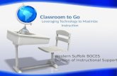 Classroom to Go Leveraging Technology to Maximize Instruction Western Suffolk BOCES Division of Instructional Support Services.