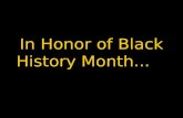 In Honor of Black History Month...…. Famous African- Americans from Mississippi.