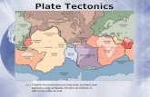Plate Tectonics 6.E.2.2 Explain how crustal plates and ocean basins are formed, move and interact using earthquakes, heat flow and volcanoes to reflect.