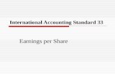 International Accounting Standard 33 Earnings per Share.