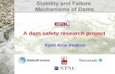 Stability and Failure Mechanisms of Dams A dam safety research project Kjetil Arne Vaskinn.