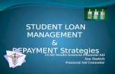 UCSD Health Sciences Financial Aid Ana Nastich Financial Aid Counselor STUDENT LOAN MANAGEMENT & REPAYMENT Strategies.