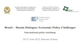 Gaidar Institute for Economic Policy 26-27 June 2012, Moscow, Russia.