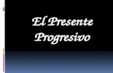 El Presente Progresivo. We use Present Tense to talk about what is happening now, in the present. Hablo = I talk or I am talking.