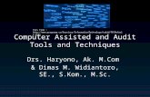 Computer Assisted and Audit Tools and Techniques Drs. Haryono, Ak. M.Com & Dimas M. Widiantoro, SE., S.Kom., M.Sc. Pics from : .