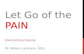 LET GO OF THE PAIN OVERCOMING TRAUMA DR. WILLEM LAMMERS, 2011.