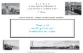 A U D I T I N G A RISK-BASED APPROACH TO CONDUCTING A QUALITY AUDIT 9 th Edition Karla M. Johnstone | Audrey A. Gramling | Larry E. Rittenberg Copyright.