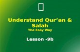 Understand Qur’an & Salah The Easy Way Lesson -9b.