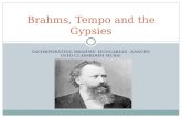 INCORPORATING BRAHMS’ HUNGARIAN DANCES INTO CLASSROOM MUSIC Brahms, Tempo and the Gypsies.