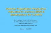 Veteran Population Projection Adjusted to Census 2000 & Implications for CARES Dr. Stephen Meskin, Chief Actuary Dr. Allen Berkowitz, Senior Actuary Office.