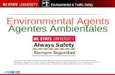 Environmental & Traffic Safety Environmental Agents This material was produced under grant number 46D6-HT23 from the Occupational Safety and Health Administration.
