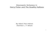 1 Onomastic Schemes in Harry Potter and The Deathly Hallows By Alleen Pace Nilsen And Don L. F. Nilsen.