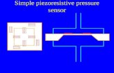 Simple piezoresistive pressure sensor. Simple piezoresistive accelerometer.