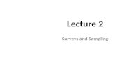 Copyright © 2012 Pearson Education. Lecture 2 Surveys and Sampling.