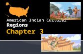 American Indian Cultural Regions.  Why did the first Americans migrate to North and South America?  Where did they settle?  What type of environments.