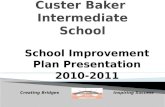 School Improvement Plan Presentation 2010-2011 Creating Bridges Inspiring Success.