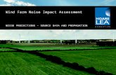 Www.hoarelea.com Wind Farm Noise Impact Assessment NOISE PREDICTIONS – SOURCE DATA AND PROPAGATION.