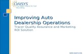 The Right Choice for Call Recording  Improving Auto Dealership Operations Tracer Quality Assurance and Marketing ROI Solution.