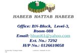 University Tenaga National Lecturer: Habeeb Al-Ani HABEEB HATTAB HABEEB Office: BN-Block, Level-3, Room-088 Email: hbuni61@yahoo.com hbuni61@yahoo.com.