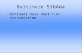 Baltimore SIGAda Rational Rose Real Time Presentation.