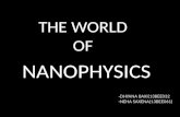 -DHYANA BAXI(13BEE032 -NEHA SAXENA(13BEE061). O Nanotechnology is the manipulation of matter with at least one dimension sized from 1 to 100 nanometers.