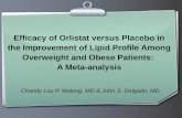 Efficacy of Orlistat versus Placebo in the Improvement of Lipid Profile Among Overweight and Obese Patients: A Meta-analysis Chandy Lou P. Malong, MD &