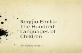 Reggio Emilia: The Hundred Languages of Children By: Kelsey Aubart.