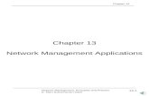 Chapter 13 Network Management Applications Network Management: Principles and Practice © Mani Subramanian 2000 13-1 Chapter 13.