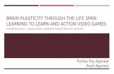 BRAIN PLASTICITY THROUGH THE LIFE SPAN: LEARNING TO LEARN AND ACTION VIDEO GAMES DAPHNE BAVELIER, C. SHAWN GREEN, ALEXANDRE POUGET AND PAUL SCHRATER Rishav.