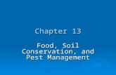 Chapter 13 Food, Soil Conservation, and Pest Management.