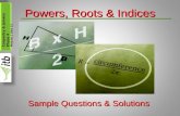 Carpentry & Joinery Phase 4 Module 1 Unit 13 Powers, Roots & Indices Sample Questions & Solutions.