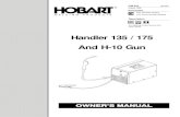 Hobart Handler 175 220 VAC MIG Welder User Manual o944_hob