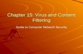 Chapter 15: Virus and Content Filtering Guide to Computer Network Security.