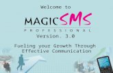 Fueling your Growth Through Effective Communication Version. 3.0 Welcome to.