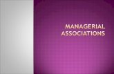 Managerial associations