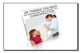 20 Things You Should Know Before Going to Chiropractror_Full Report