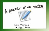 Les Verbes Irréguliers. Set-Up and Play: This is a great activity to get students writing sentences with correct verb forms that has them demonstrate.