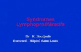 Syndromes Lymphoprolifératifs Dr K. Boudjedir Eurocord - Hôpital Saint Louis.