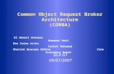 Common Object Request Broker Architecture (CORBA) GL4 G1 05/01/2007 El Amouri Annowar Hammami Wael Ben Salem Aicha Farhat Mohamed Kharrat Houceme Eddine.