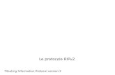 Le protocole RIPv2 *Routing Information Protocol version 2.