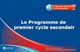 Le Programme de premier cycle secondair. Les choses à savoir sur lIB et le Programme de premier cycle secondair.