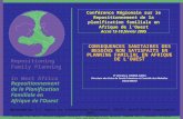 Repositioning Family Planning in West Africa Repositionnement de la Planification Familiale en Afrique de lOuest Sponsored by: U.S. Agency for International.