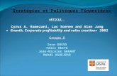 ARTICLE Cyrus A. Ramezani, Luc Soenen and Alan Jung « Growth, Corporate profitability and value creation» 2002 Groupe 8 Inza DOSSO Félix KEITA Jean-Nicolas.