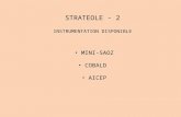 STRATEOLE - 2 INSTRUMENTATION DISPONIBLE MINI-SAOZ COBALD AICEP.