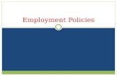 Employment Policies. an Azorean story...
