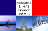 National 4/5 French Unit 5. South Ayrshire Modern Languages.